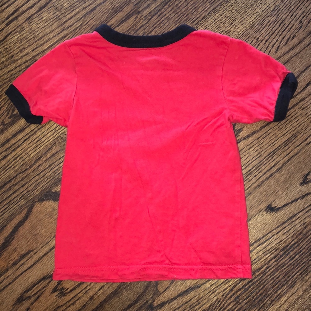 🔴 5/$25 SALE 🔴 Red & Black Lets Rock Graphic Tee - Picture 6 of 7